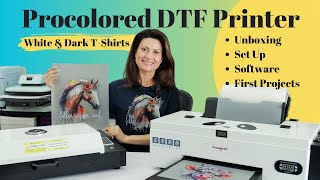 Procolored DTF Printer Unboxing Setup Review amp Tutorial on How to Customize TShirts [upl. by Lounge809]