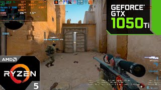 CSGO  GTX 1050 Ti  Ryzen 5 3600 1080p Ultra Graphics [upl. by Harms649]