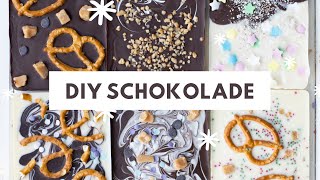 DIY Schokolade günstiges und einfaches Weihnachtsgeschenk 🍫 [upl. by Acey]