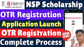 NSP OTR 😍 Application Launched🔥Direct Link to Download☑️  NSP OTR Registration Full Process 2024 🕺 [upl. by Tamsky]