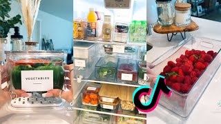 food restock and organizing fridge tiktok compilation🍇 [upl. by Herold]