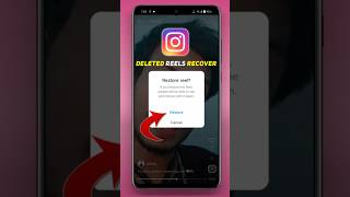 How To Recover Deleted Reels Video From Instagram  Instagram Se Delete Reels Video Wapas Kaise Laye [upl. by Jacobah]