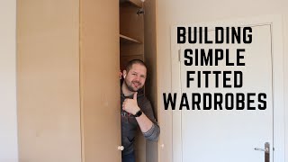 How to build fitted wardrobes joinery carpentry woodworking [upl. by Rye]