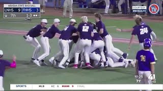 Battle won Liberty North baseball claims backtoback state titles [upl. by Lerat644]