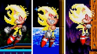 Super Fleetway Absolute Remastered  Sonic 2 Absolute mods  Gameplay [upl. by Salbu]