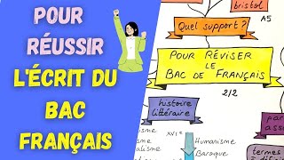 COMMENT RÉVISER LÉCRIT DU BAC de FRANÇAIS 2025 [upl. by Bibbye683]