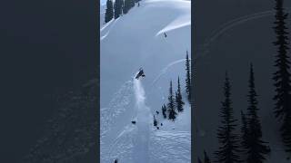 Insane Snowmobile Jump [upl. by Jehoash]