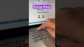 Bishop Emoji bishop chess emoji microsoft msoffice word hack games game shorts [upl. by Howard]