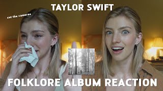 TAYLOR SWIFT FOLKLORE ALBUM REACTION [upl. by Sibilla]