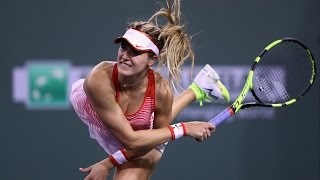 2016 BNP Paribas Open First Round  Genie Bouchard vs Risa Ozaki  WTA Highlights [upl. by Gustavo]