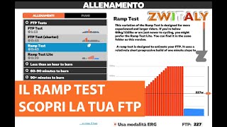 Zwift  Ramp Test  Scopri La Tua FTP [upl. by Ynamreg973]