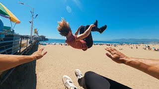 Hollywood Parkour POV 🇺🇸 [upl. by Adlin]