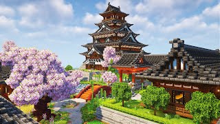 Hiroshima Castle Base  Minecraft Timelapse [upl. by Platto]