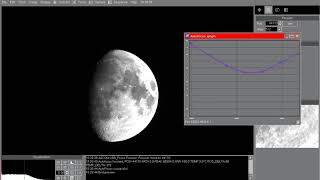 CCDCiel program demonstration of autofocus routine for Moon Sun and planets [upl. by Gittel709]