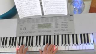 How To Play  To God Be The Glory  19th Century Classic Gospel Hymn  LetterNotePlayer © [upl. by Slade971]