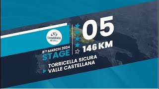 Ciclismo Presentate le tappe teramane della Tirreno Adriatico in programma il 7 e 8 Marzo [upl. by Naelopan]