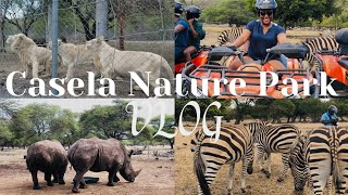 CASELA WILDLIFE amp NATURE PARK WITH ZEBRAS  FEEDING LIONS  QUAD BIKING  THEODOSIA OYIBO VLOG 8 [upl. by Mariquilla692]