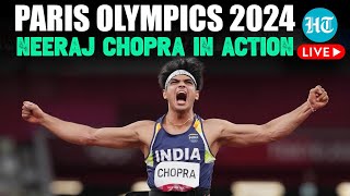 Paris Olympics Javelin Throw LIVE Neeraj Chopra Begins Quest For Title Defence Jena In Action [upl. by Tybie]