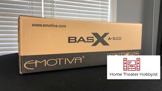 Emotiva BasX A500 Unboxing [upl. by Ducan]