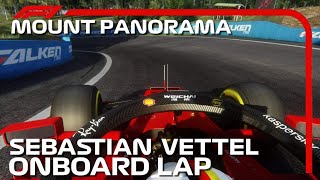 Sebastian Vettel Onboard Lap  2020 Mount Panorama Grand Prix [upl. by Gillman]