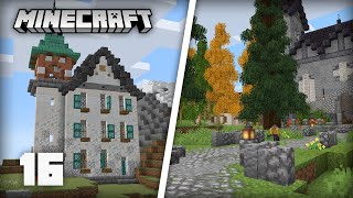 Building a Monastery amp Decorating the Village  Minecraft 117 Survival Lets Play [upl. by Evannia]