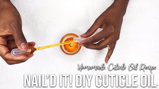 aibrownsmile  DIY Cuticle Oil How to Make Homemade Cuticle Oil for Natural Nail Growth [upl. by Mcintosh]