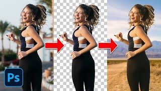 How To Change a Background in Photoshop [upl. by Saeger]