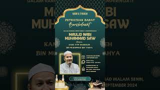 Undangan Maulid Nabi Muhammad SAW 1446H Di Petratean Barat Kota Cirebon comment like [upl. by Sirovat]