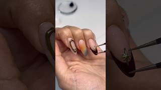 Autumn Nails  gel x nail tutorial 🍂 gelnails nailinspo [upl. by Neltiak647]