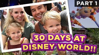 30 Stays in 30 Days The Bucket List Family at Walt Disney World  Part 1 [upl. by Leynwad]