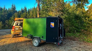 DIY Wohnwagen Ausbau  Umbau Kofferanhänger 750kg Camper Offroadcamper Anhänger Ausbau Teil 3 [upl. by Leizar]