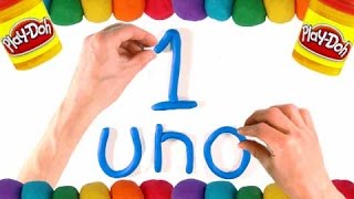 Learn Spanish Numbers 110 with Play Doh  ACTIVITY [upl. by Hennessy]