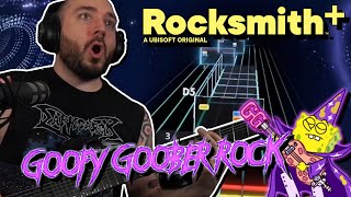 Rocksmith UI Reaction and first song playthrough GOOFY GOOBER ROCK  Rocksmith Plus [upl. by Ydnor770]