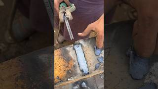 Two rods joint for Root welding new ideas shorts welding ideas method [upl. by Aihsik]