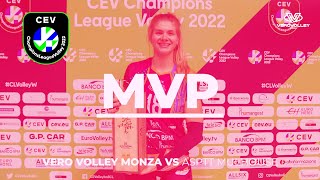 CEV Champions League 2022  Anna Davyskiba MVP vs ASPTT Mulhouse [upl. by Clayborn]