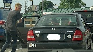 Sneaking Into Peoples Cars Prank [upl. by Leunamme]