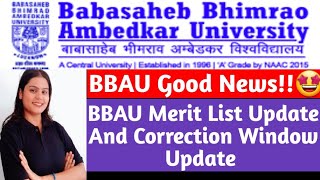 BBAU Good News🤩🔥 Date Extension and Merit List Update CUET PG Counselling Process and Merit List🤩🔥 [upl. by Acul]