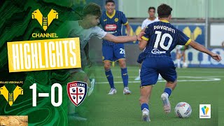 Highlights Primavera 1 202425  Hellas VeronaCagliari 10 [upl. by Aleik]