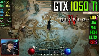 GTX 1050 Ti  Diablo IV [upl. by Lambrecht]