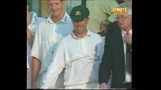 Embarrassng Shane Warne incident stump dancing on the balcony [upl. by Htiderem]