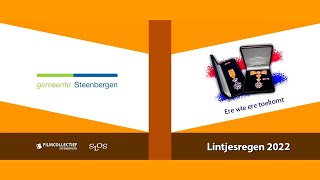 26 april 2022  Lintjesregen Steenbergen [upl. by Bhayani914]