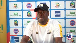 South Africa U20 coach Raymond Mdaka following the 50 win v Malawi at the COSAFA AFCON Qualifier [upl. by Allyce41]