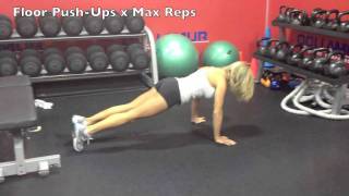 Triple Threat PUSH UP Workout  Advanced [upl. by Aiciram]