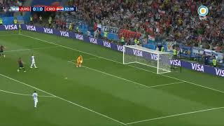 ¡TREMENDO ERROR DE WILLY CABALLERO ARGENTINA 01 CROACIA MUNDIAL 2018 [upl. by Arbrab]