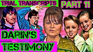 Darin Routier and his mother Sarildas Testimony  Part 11Darlie Routier Trial Transcripts [upl. by Auric899]