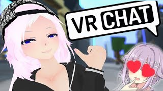 VRChat IMPRESSING ACTUAL GIRLS IN VR [upl. by Herrick]