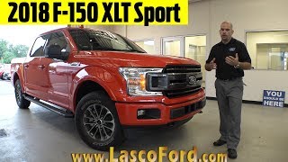 2018 Ford F150 XLT Sport  Exterior amp Interior Walkaround [upl. by Adlesirc]