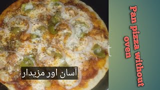 Pan Pizza Without oven  Samina Kashifs kitchen [upl. by Behn]