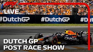 F1 LIVE Dutch Grand Prix Post Race Show [upl. by Neffets330]