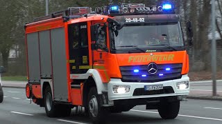 Sturmtief „Jitka“ zieht über Elmshorn Einsatzfahrten Freiwillige Feuerwehr Elmshorn  RD [upl. by Calypso]